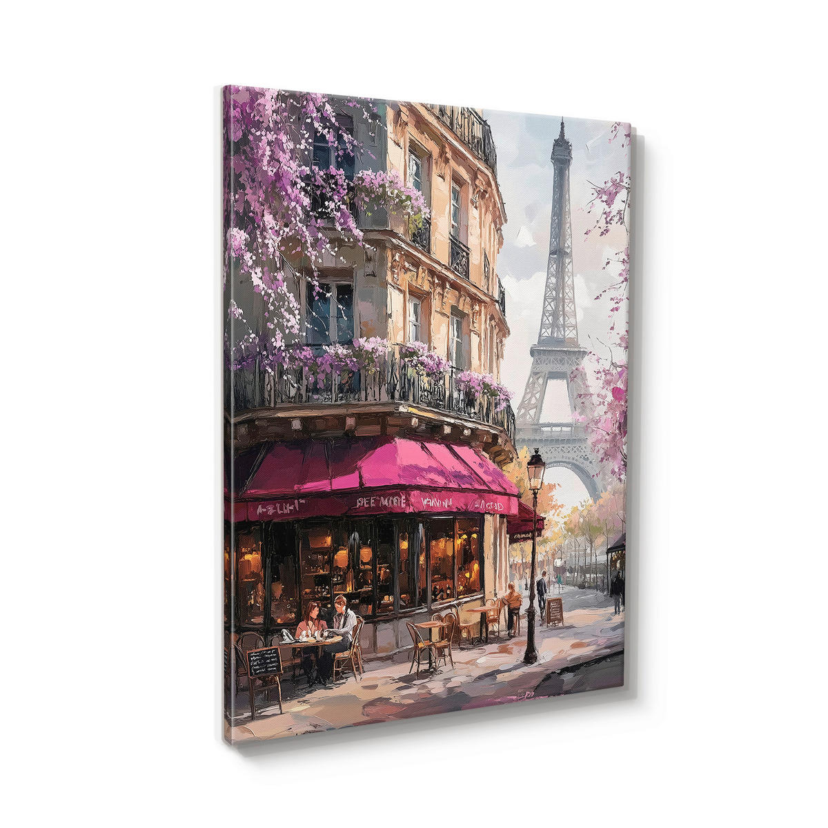 LEINWANDBILD Städte, Architektur 70/100 cm  - Multicolor, Basics, Holz/Textil (70/100cm)