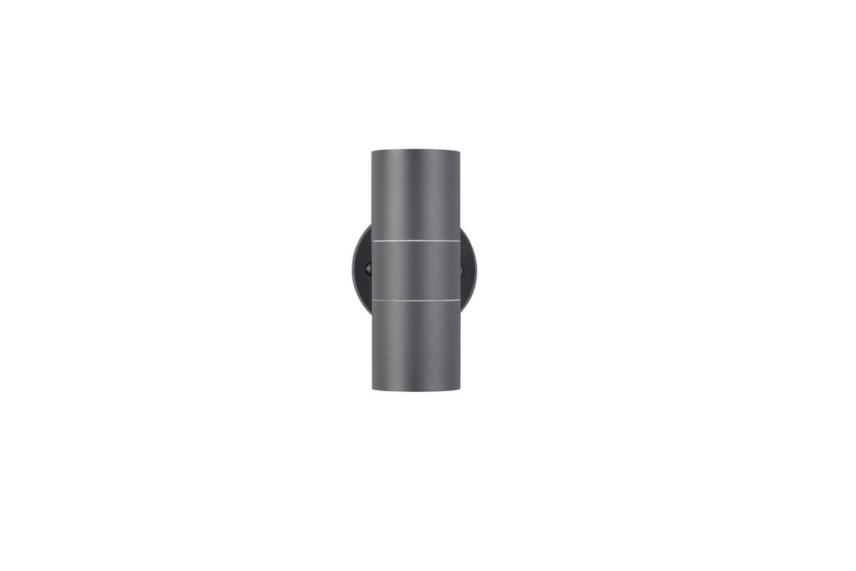AUSSENWANDLEUCHTE Turia 16,5/9,5/11,5 cm  - Klar/Anthrazit, Design, Glas/Metall (16,5/9,5/11,5cm) - Trio Leuchten