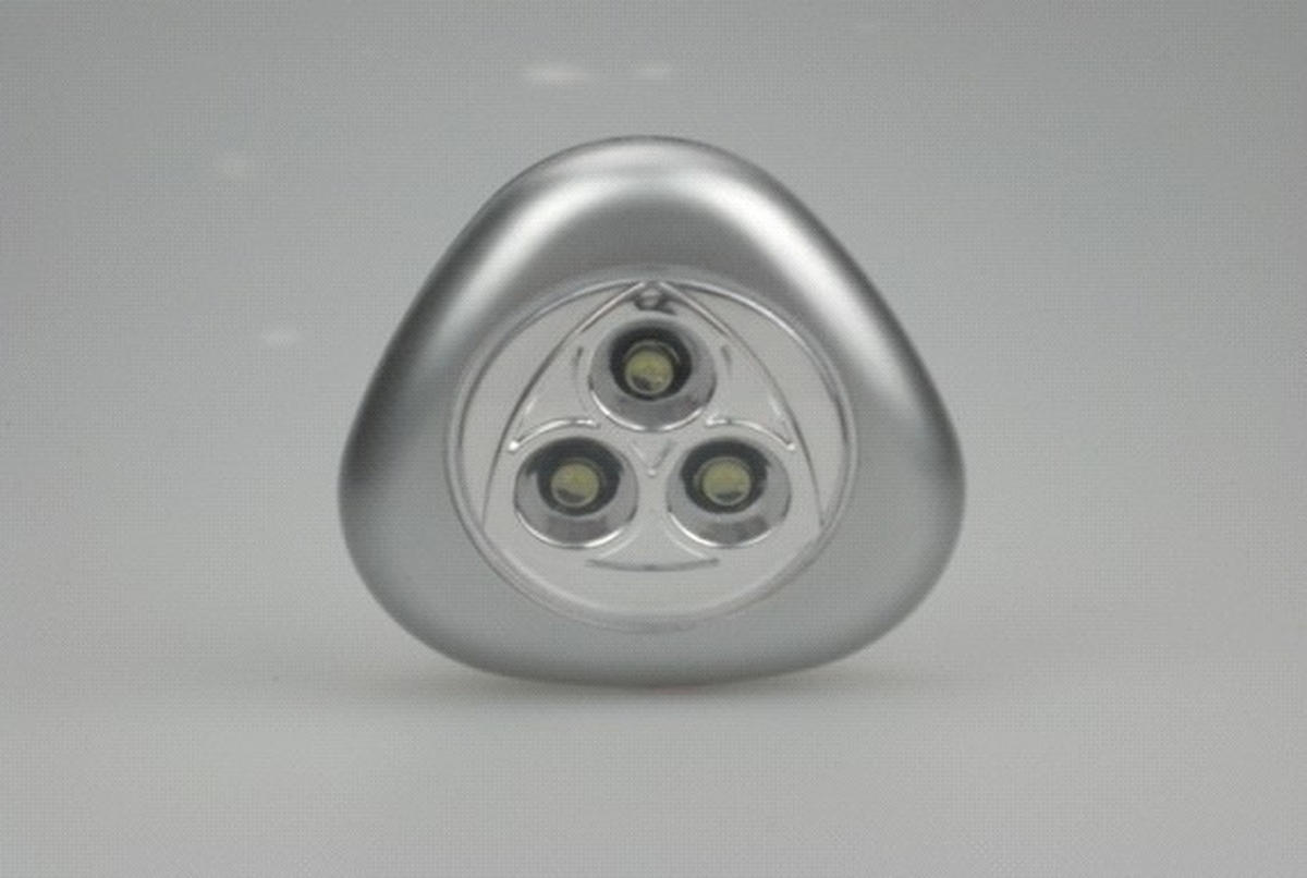 OKRASNA LED SVETILKA 31909   /20 lm/6400 K// - srebrne barve/prozorno, Basics, umetna masa (6,5/2,6/6,7cm)