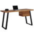 SCHREIBTISCH - Eichefarben/Schwarz, LIFESTYLE, Holz/Metall (145 75 65cm) - Landscape SCHREIBTISCH - Eichefarben/Schwarz, LIFESTYLE, Holz/Metall (145 75 65cm) - Landscape