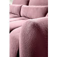 SCHLAFSOFA  mit Webstoff Pink  - Pink/Schwarz, KONVENTIONELL, Kunststoff/Textil (262/93/117cm) - Carryhome