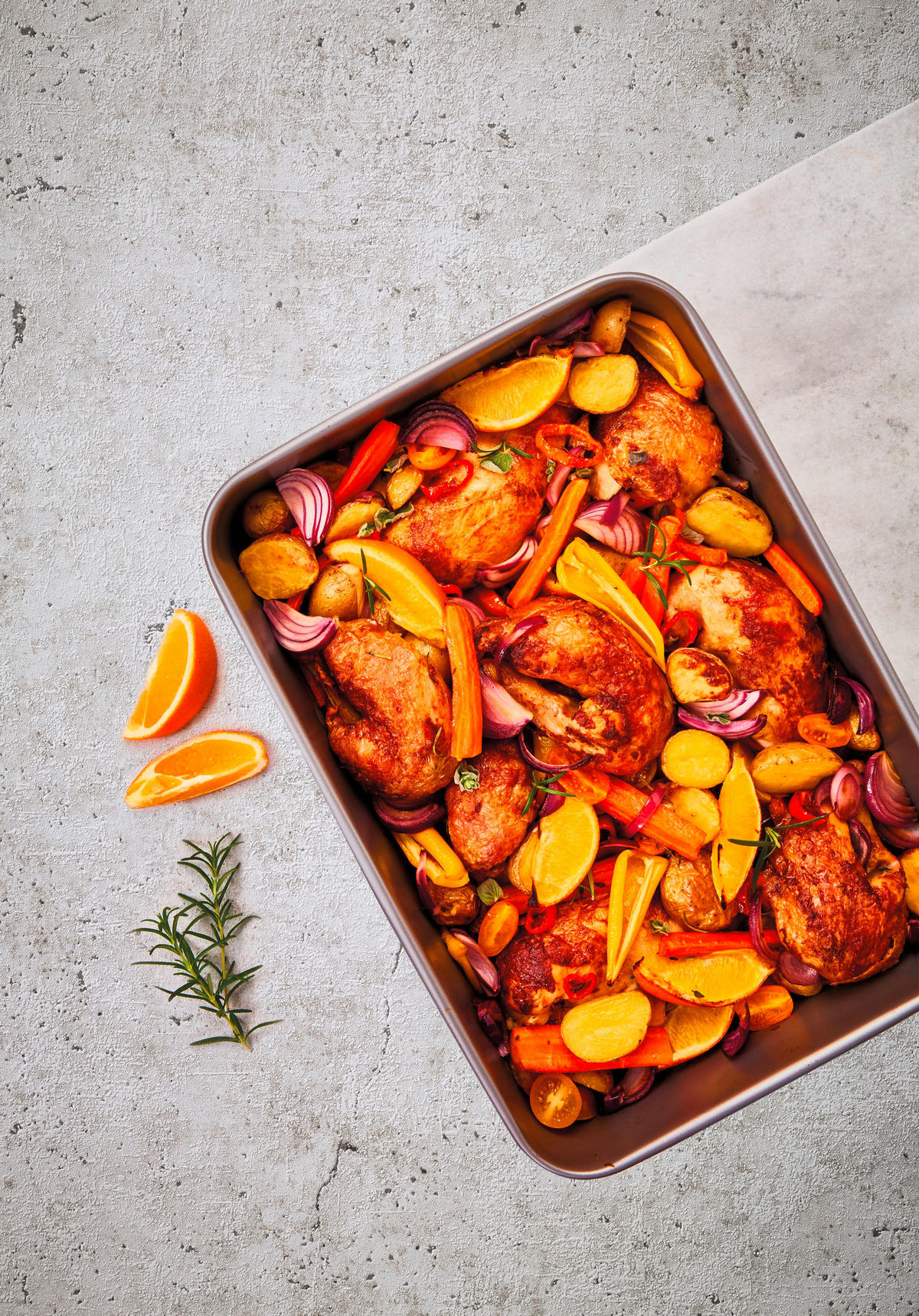 UGNSFORM   - grå, Basics, metall (28/40/8cm) - Birkmann