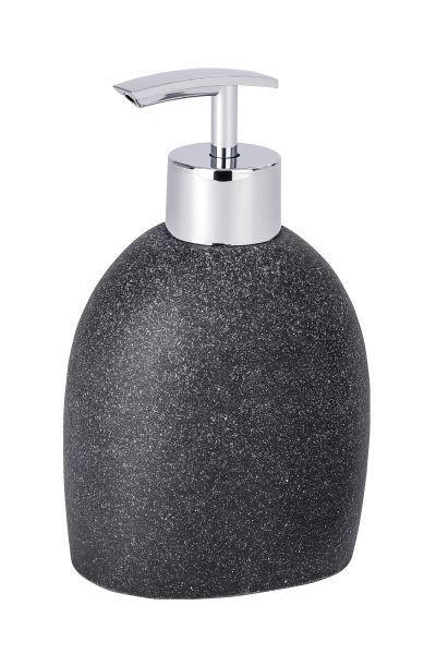 DÁVKOVAČ MYDLA antracitová - antracitová, Basics, plast (9,5/15,1/6,6cm)