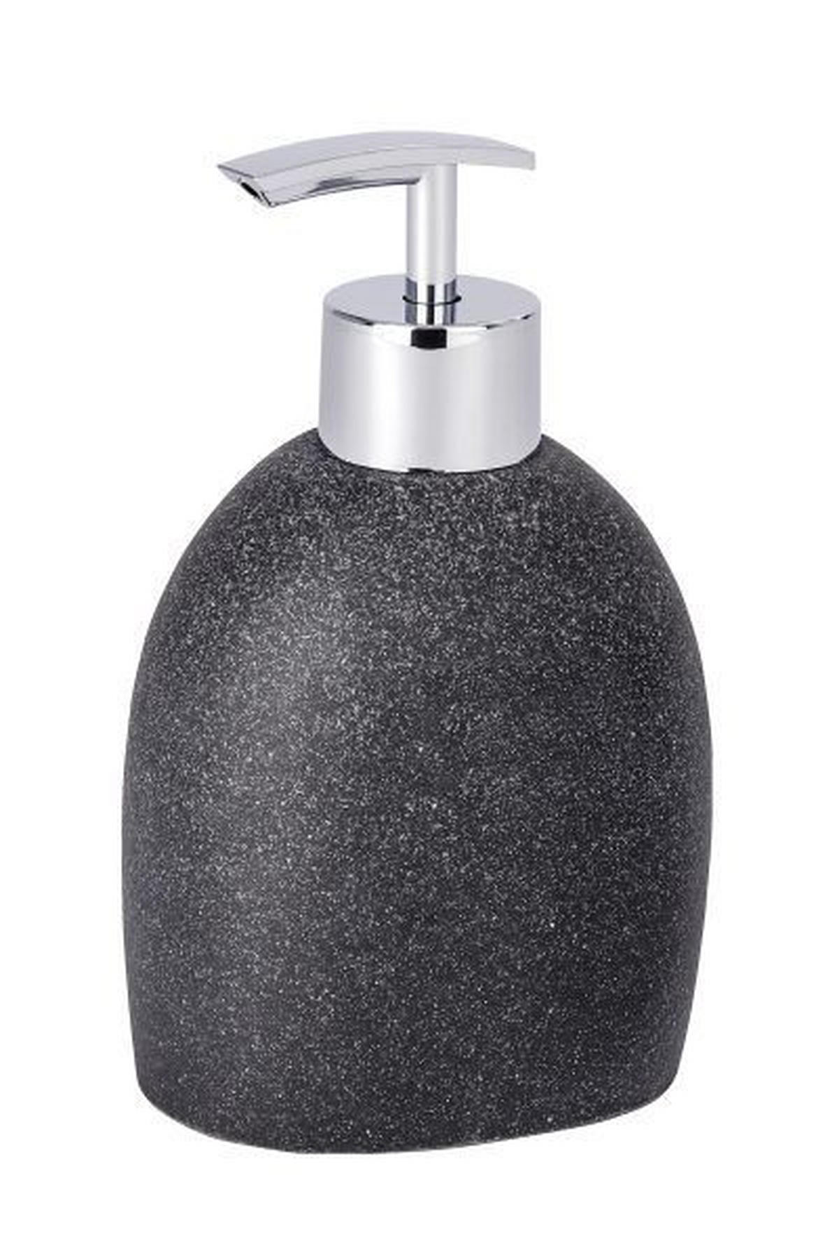 DÁVKOVAČ MYDLA antracitová - antracitová, Basics, plast (9,5/15,1/6,6cm)