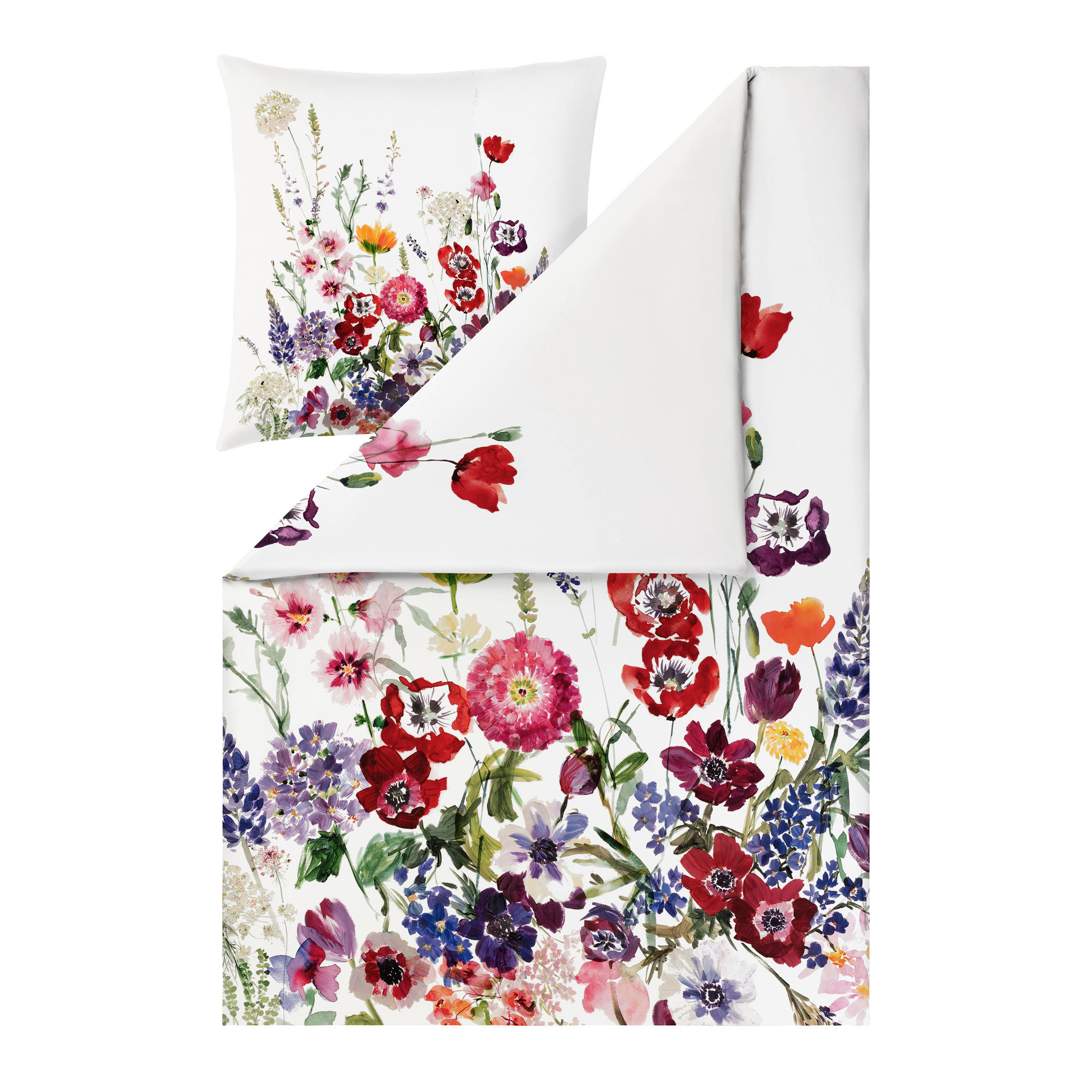BETTWÄSCHE 2-teilig Impulse Makosatin 135/200 cm  - Multicolor, Design, Textil (135/200cm) - Estella
