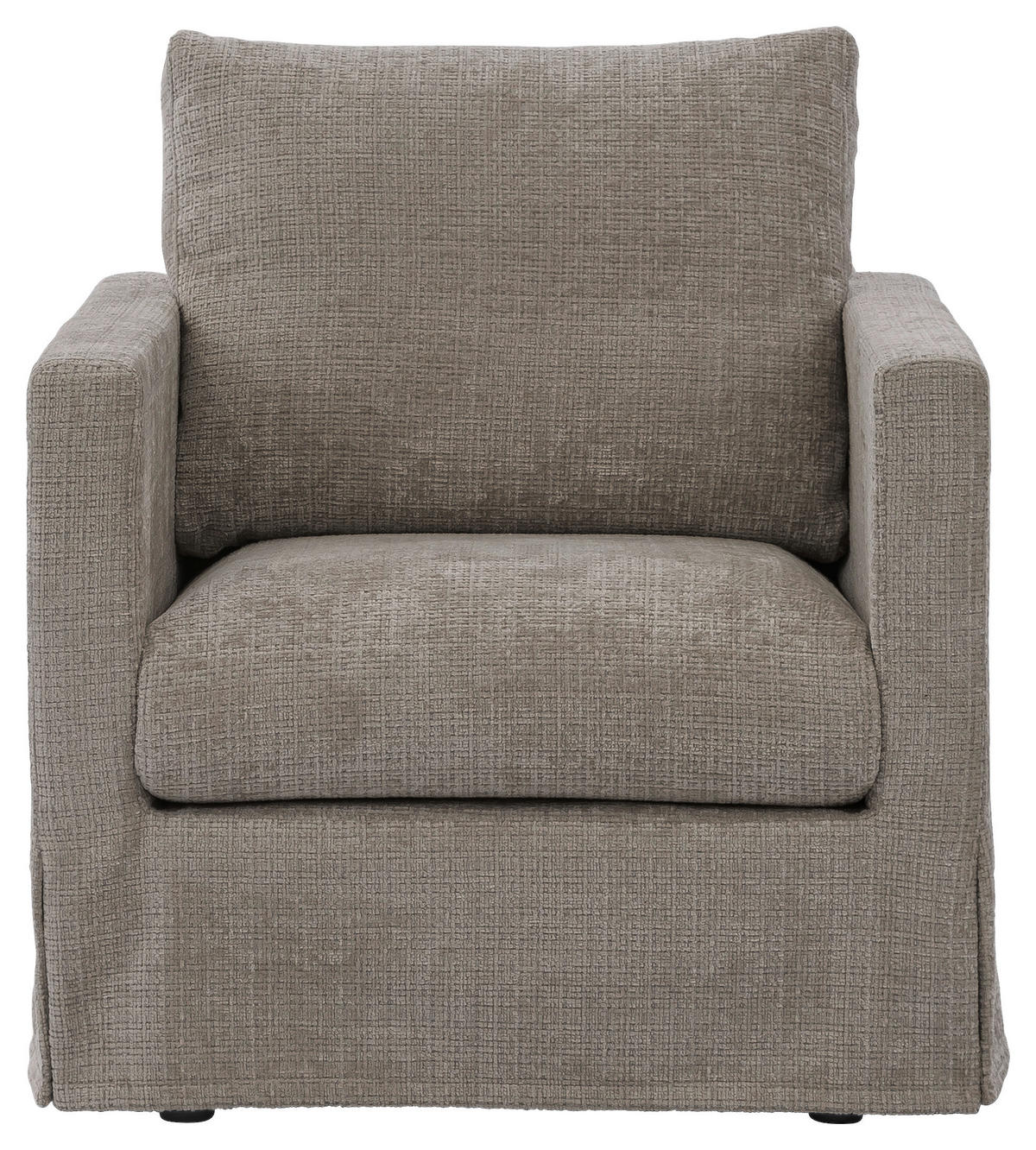 SESSELBEZUG - Braun, Design, Textil (84/89/95cm) - P & B