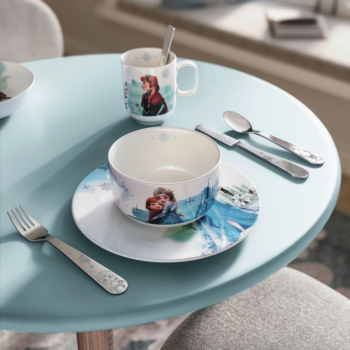 KINDERGESCHIRRSET Disney Frozen 7-teilig  - Multicolor, Basics, Keramik - Villeroy & Boch