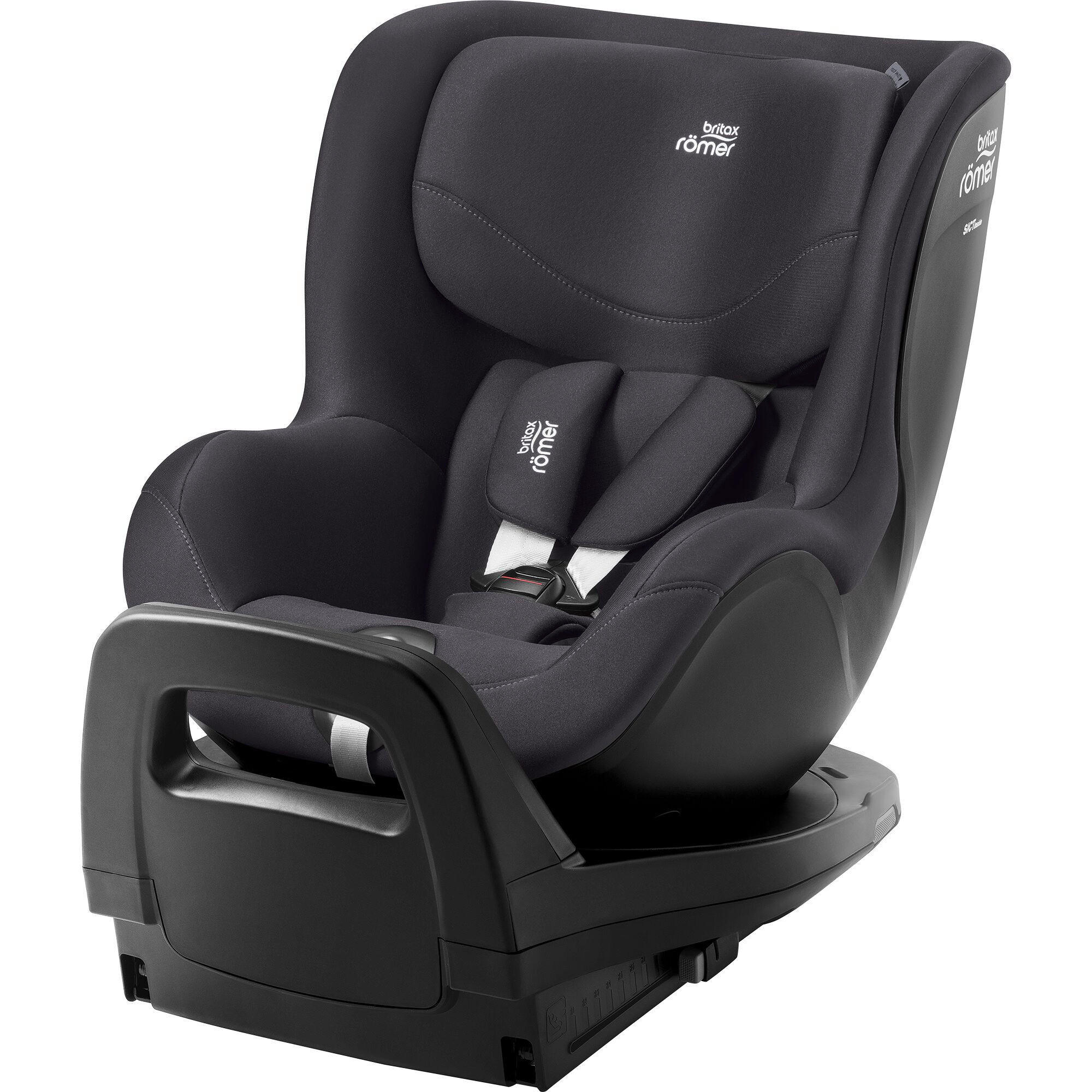 REBOARDER-KINDERSITZ Dualfix Pro M - Dunkelgrau, Basics, Textil (44/48/74cm) - Britax Römer