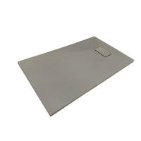 DUSCHTASSE Grau  Antirutschbeschichtung  - Grau, Basics, Kunststoff (100/80/2,6cm)