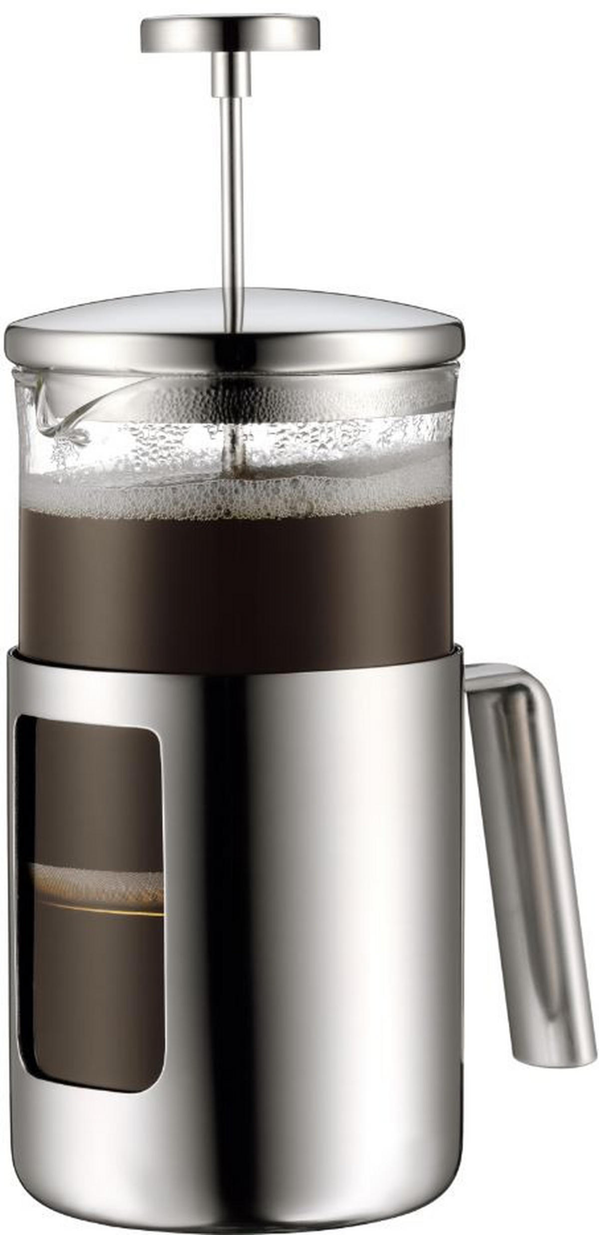 KAFFEEBEREITER  - Edelstahlfarben/Transparent, Basics, Glas/Metall (9,6/18cm) - WMF