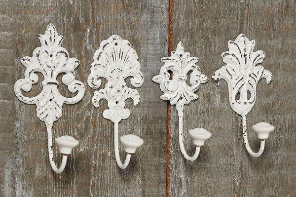 GARDEROBENHAKEN  in Weiß  - Weiß, LIFESTYLE, Metall (8/6,5/17cm)