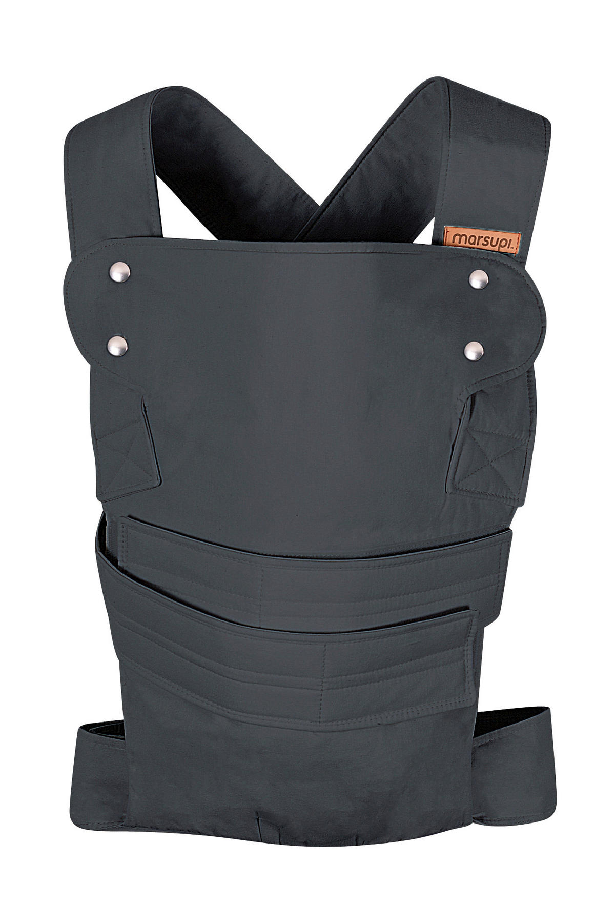 BABYTRAGE Marsupi Classic 2.0  - Grau, Basics, Textil (XXLnull) - Wickelkinder Manduca