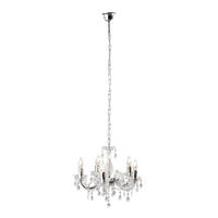 HÄNGELEUCHTE 46/128 cm    - Chromfarben, Lifestyle (46/128cm) - Globo