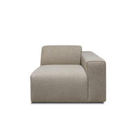 SOFFMODUL i teddy tyg beige  - beige/svart, Klassisk, metall/trä (101/70/96cm) - Niels Andersson