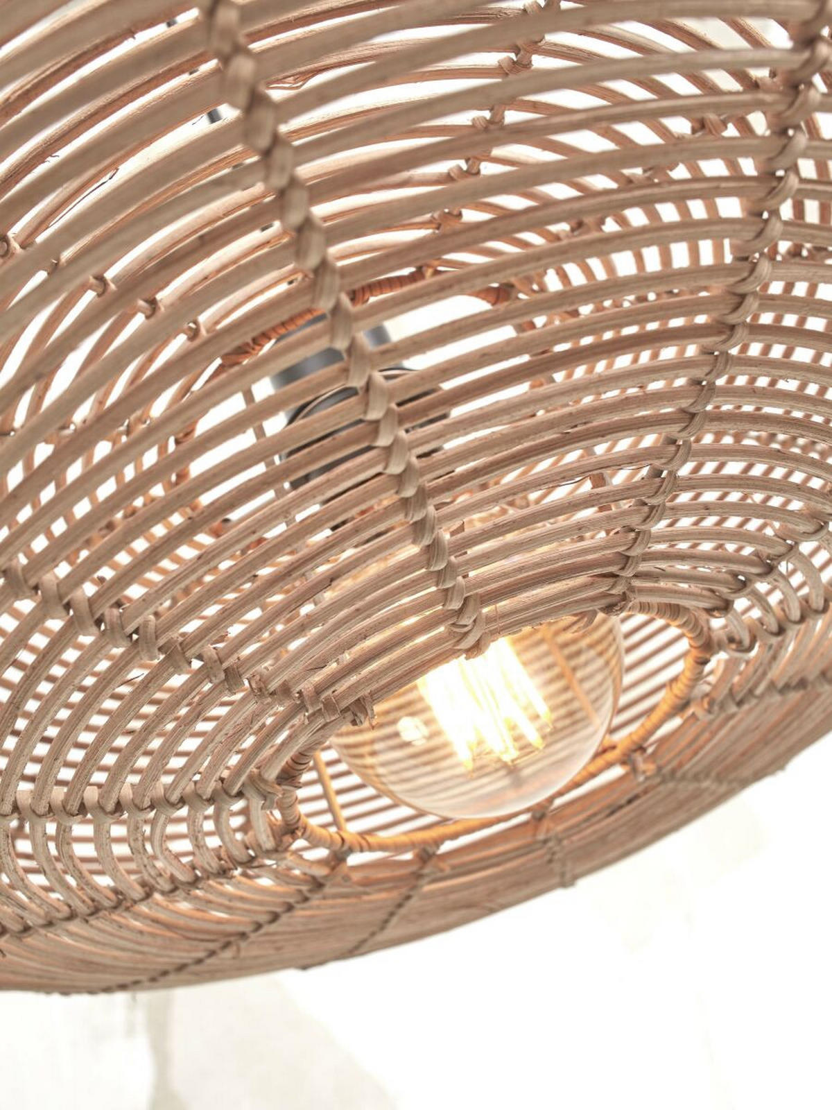 HÄNGELEUCHTE GOOD&MOJO 55/55/14 cm   - Naturfarben, Trend, Holz (55/55/14cm) - Good & Mojo