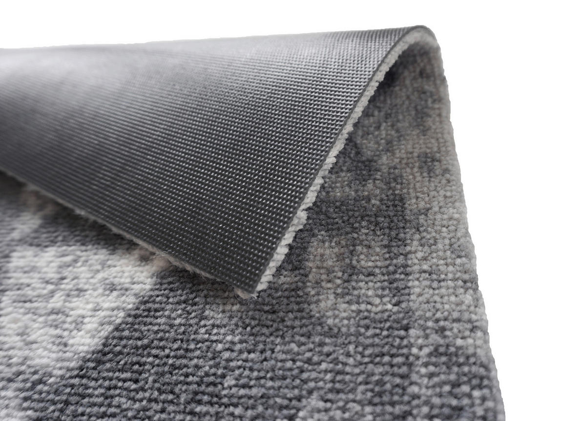 OTIRAČ 50/70 cm   siva, bijela, svijetlo siva   - bijela/siva, Basics, tekstil (50/70cm)