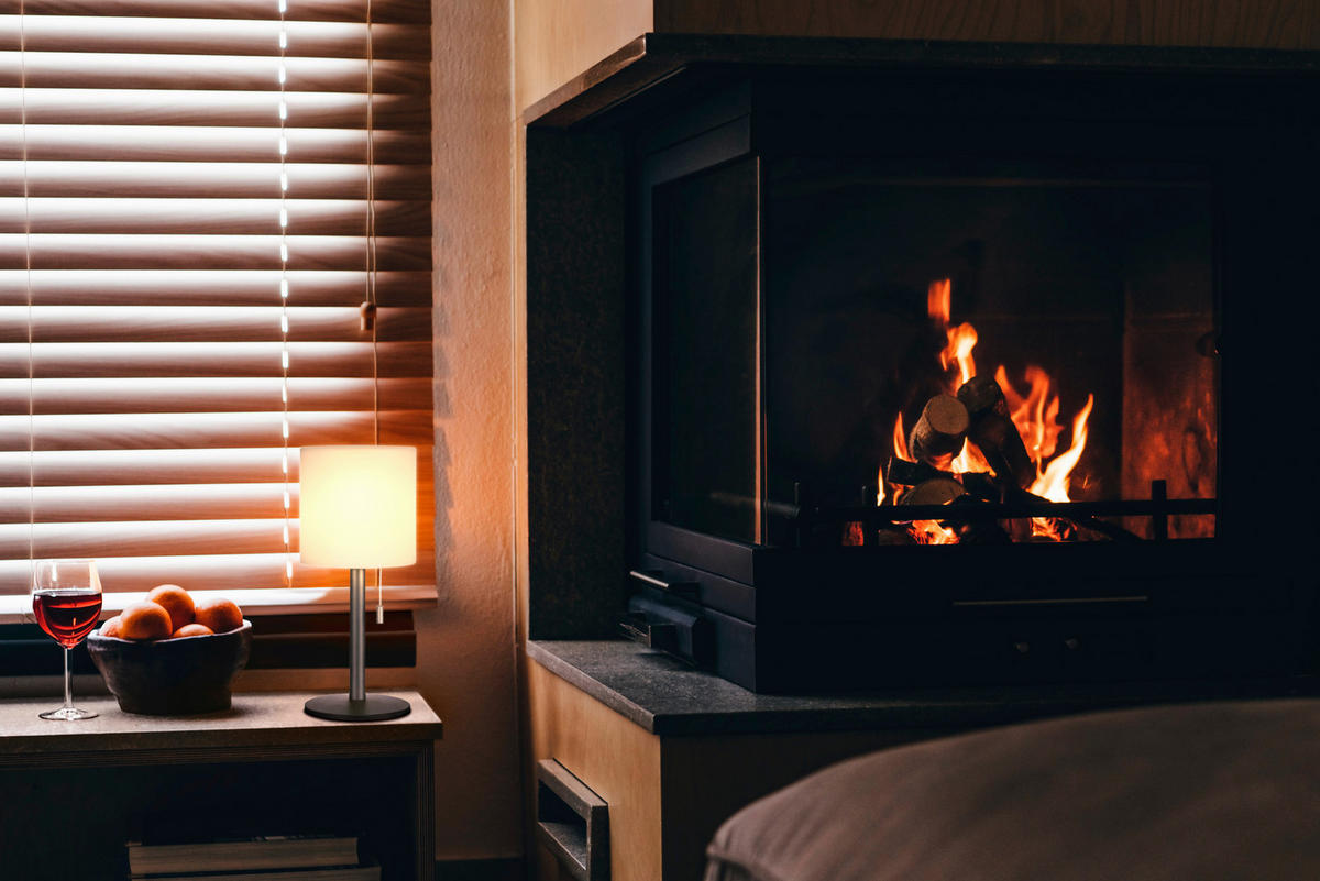 AKKUMULÁTOROS ASZTALI LÁMPA - antracit/fehér, Konventionell, műanyag/fém (13/30cm)