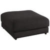HOCKER in Textil Schwarz  - Schwarz, Design, Kunststoff/Textil (100/86/100cm) - Lomoco