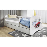 KINDER-/JUNIORBETT - Birkefarben/Weiß, MODERN, Holz/Holzwerkstoff (80/160cm) - MID.YOU