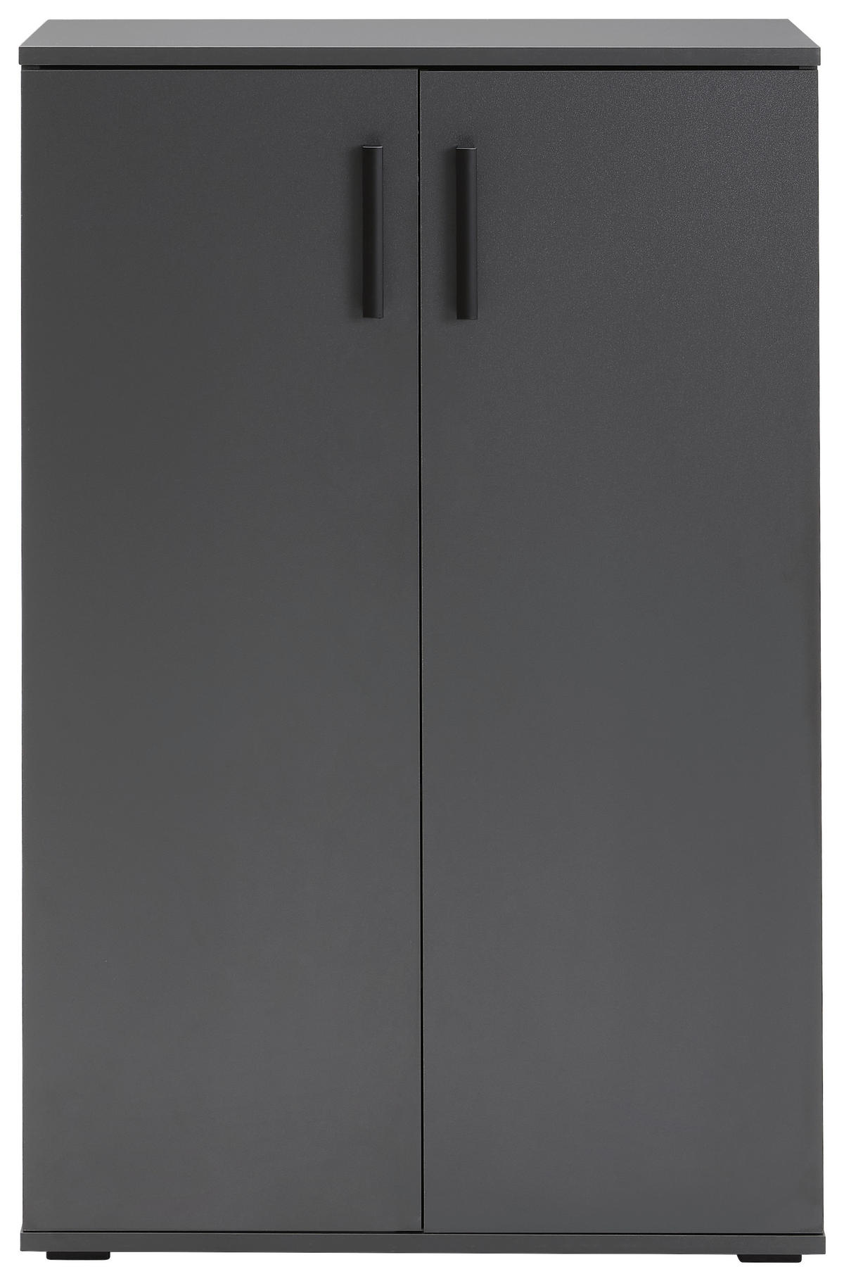 SCHUHSCHRANK Anthrazit  - Anthrazit/Schwarz, KONVENTIONELL, Holzwerkstoff/Kunststoff (70/106/33,4cm) - Xora