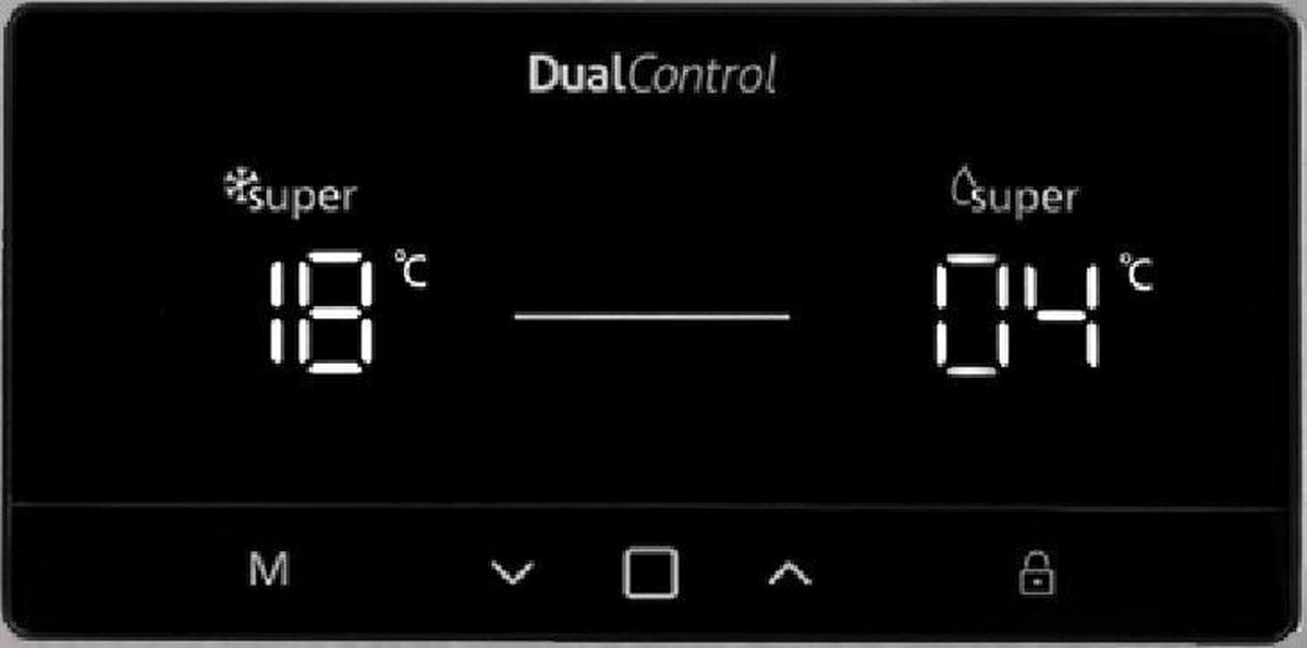 MULTI-DOOR SJ-NFA35IHDBD-EU  - Schwarz, Basics, Glas/Kunststoff (84/69/179cm) - Sharp