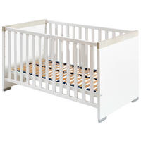 GITTERBETT Kira 70/140 cm  - Eichefarben/Weiß, KONVENTIONELL, Holzwerkstoff (70/140cm) - Paidi