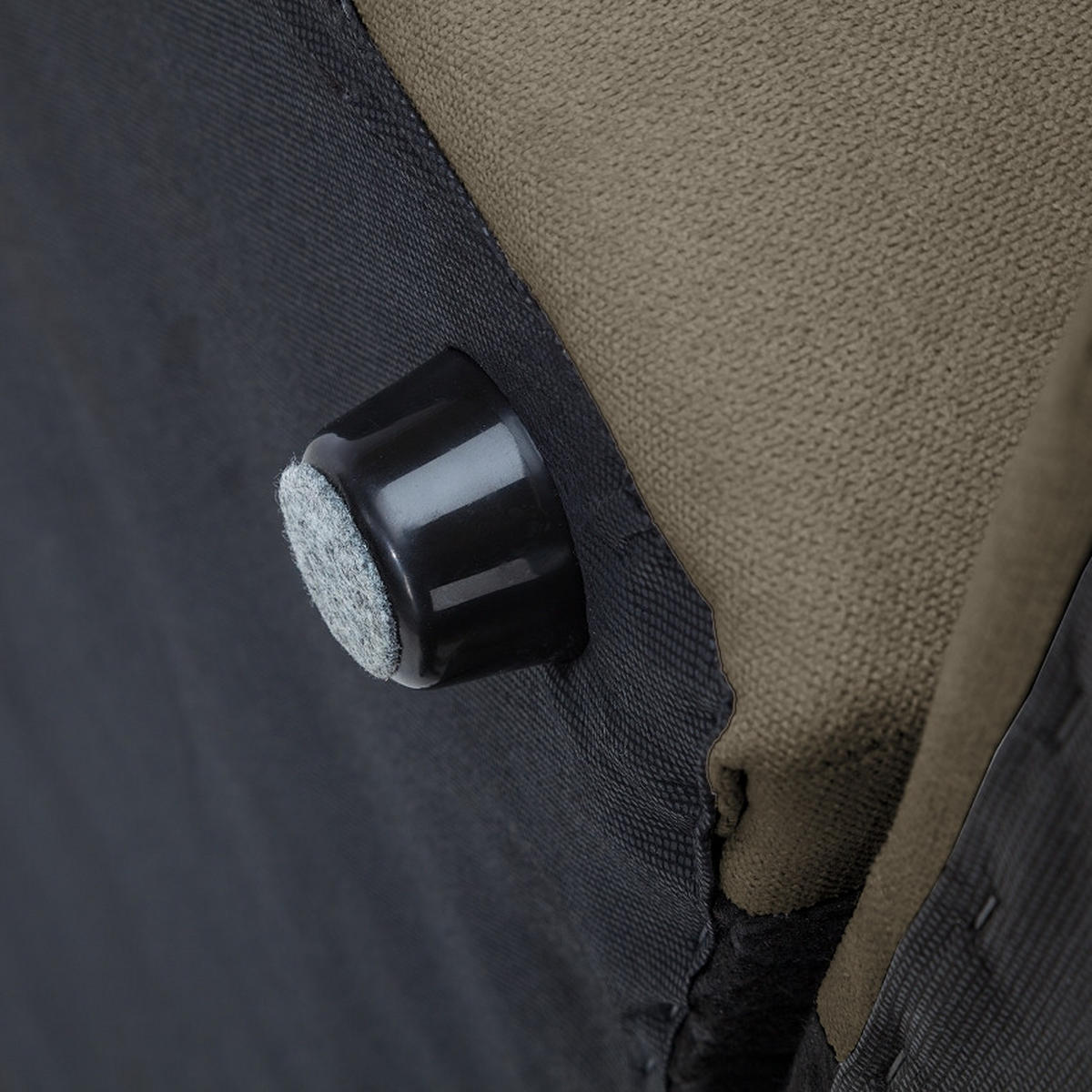 ECKSOFA in Struktur Dunkelgrau  - Dunkelgrau, Modern, Textil (255/72/160cm) - Trendmanufaktur