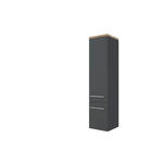 MIDISCHRANK 30/130/35 cm  - Alufarben/Grau, KONVENTIONELL, Holzwerkstoff/Metall (30/130/35cm) - Xora