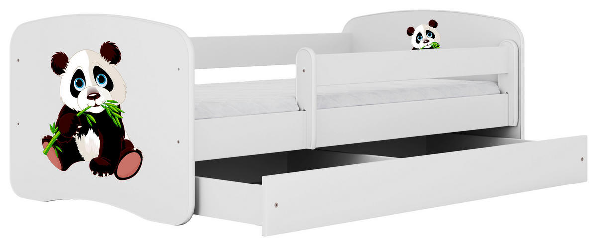 KINDER-/JUNIORBETT 80/160 cm  in Weiß  - Birkefarben/Weiß, MODERN, Holz/Holzwerkstoff (80/160cm) - MID.YOU