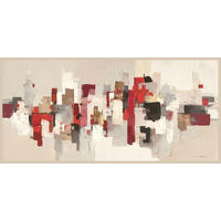 LEINWANDBILD Abstraktes 115/55 cm  - Multicolor, Basics, Holz/Papier (115/55cm) - Euroart