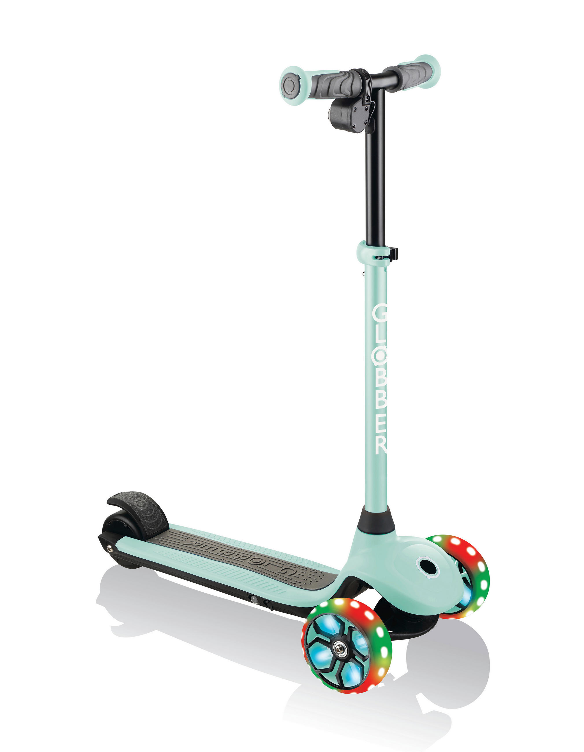 KINDERSCOOTER ONE K E-MOTION 4 PLUS  - Mintgrün, Basics, Kunststoff (62.0/29.0/76.0cm) - GLOBBER