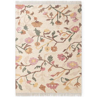HANDWEBTEPPICH 200/300 cm Roya Creme, Multicolor rechteckig  - Multicolor/Creme, Basics, Textil (200/300cm) - Elle Decoration