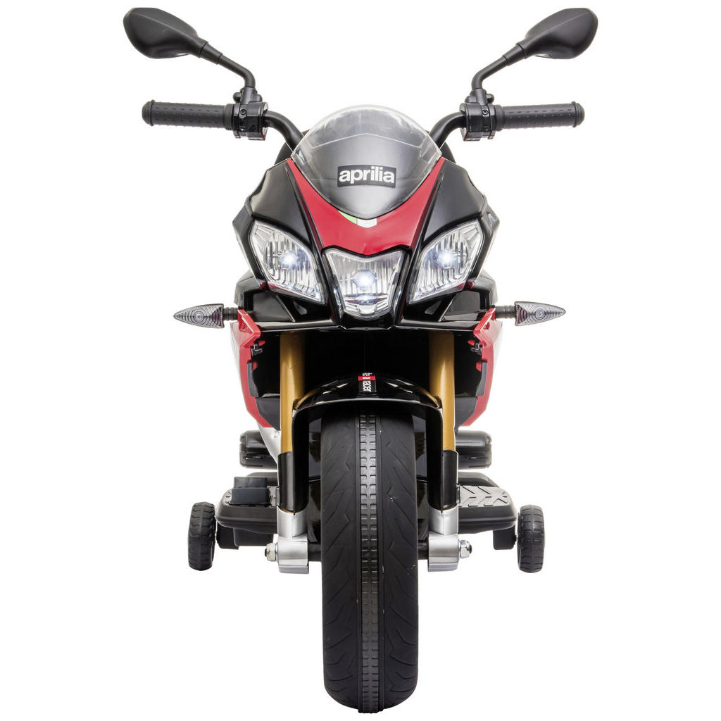 Thumbnail - Xxxl Kinder-Motorrad, Rot, Schwarz, Kunststoff, 108x53x70 cm, unisex, Lichteffekte, AUX-Anschluss, Sirene, MP3-Anschluss...
