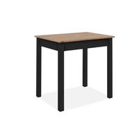 JÍDELNÍ STŮL, černá, dub artisan, 110/67/76 cm - černá/dub artisan, Moderní, kompozitní dřevo (110/67/76cm) - MID.YOU