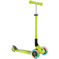 Kinder-Dreiradscooter Globber PRIMO FOLDABLE LIGHTS  - Grün, LIFESTYLE, Kunststoff/Metall (56/28/77,5cm) - GLOBBER