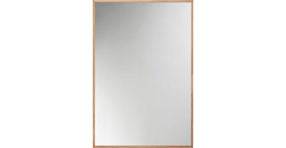 WANDSPIEGEL 60/90/2,2 cm in rechteckig - Eichefarben, Design, Glas/Holz (60/90/2,2cm) - Waldwelt