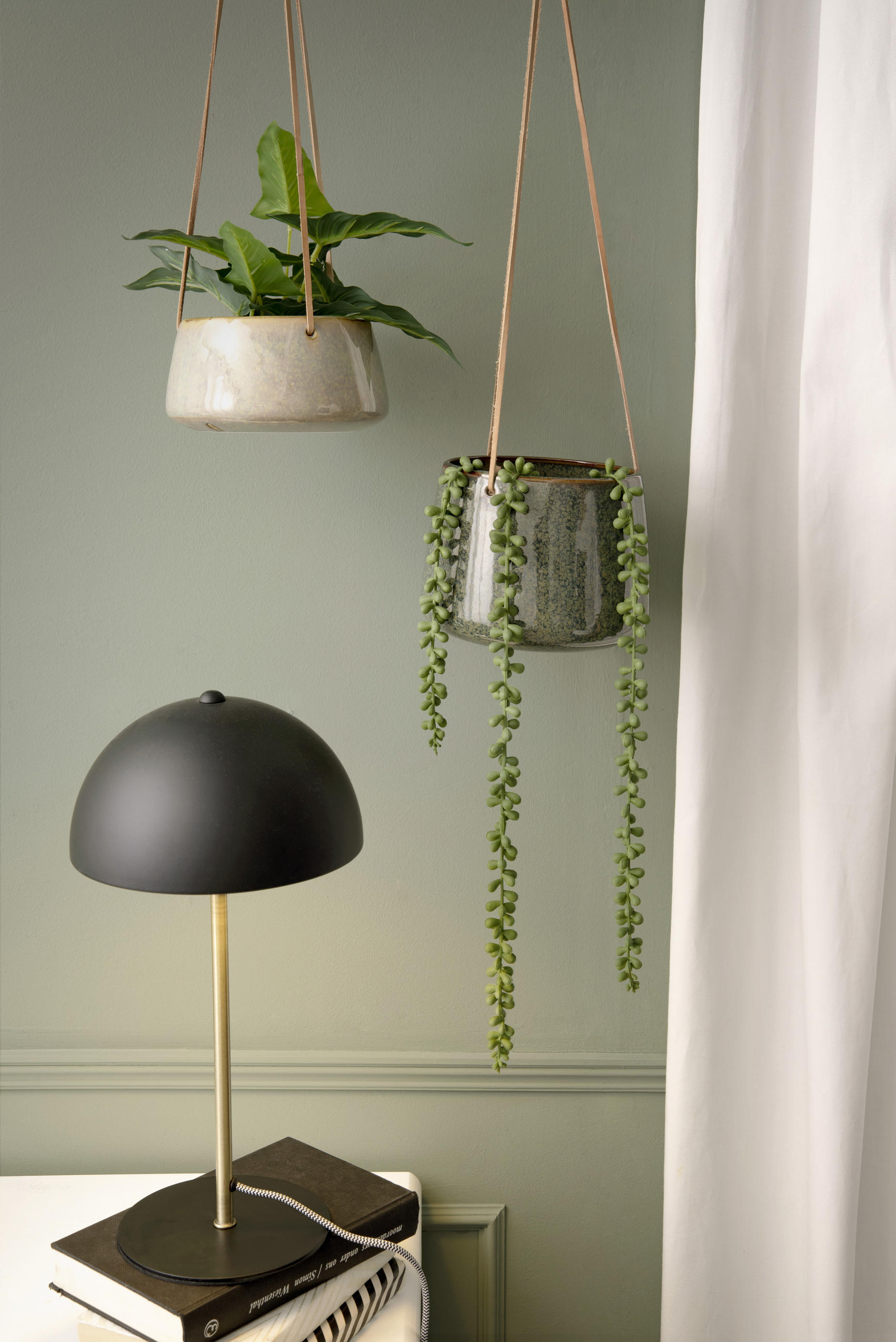 STOLNÍ LAMPA, 20/39 cm  - černá/barvy zlata, Trend, kov (20/39cm) - Present Time
