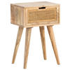 NACHTKÄSTCHEN 40/60/30 cm  in massiv Mangoholz Naturfarben  - Naturfarben/Braun, Lifestyle, Holz (40/60/30cm) - MID.YOU