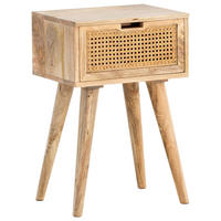 NOČNÝ STOLÍK, mangové drevo, prírodná farba, 40/60/30 cm - hnedá/prírodná farba, Lifestyle, drevo (40/60/30cm) - MID.YOU