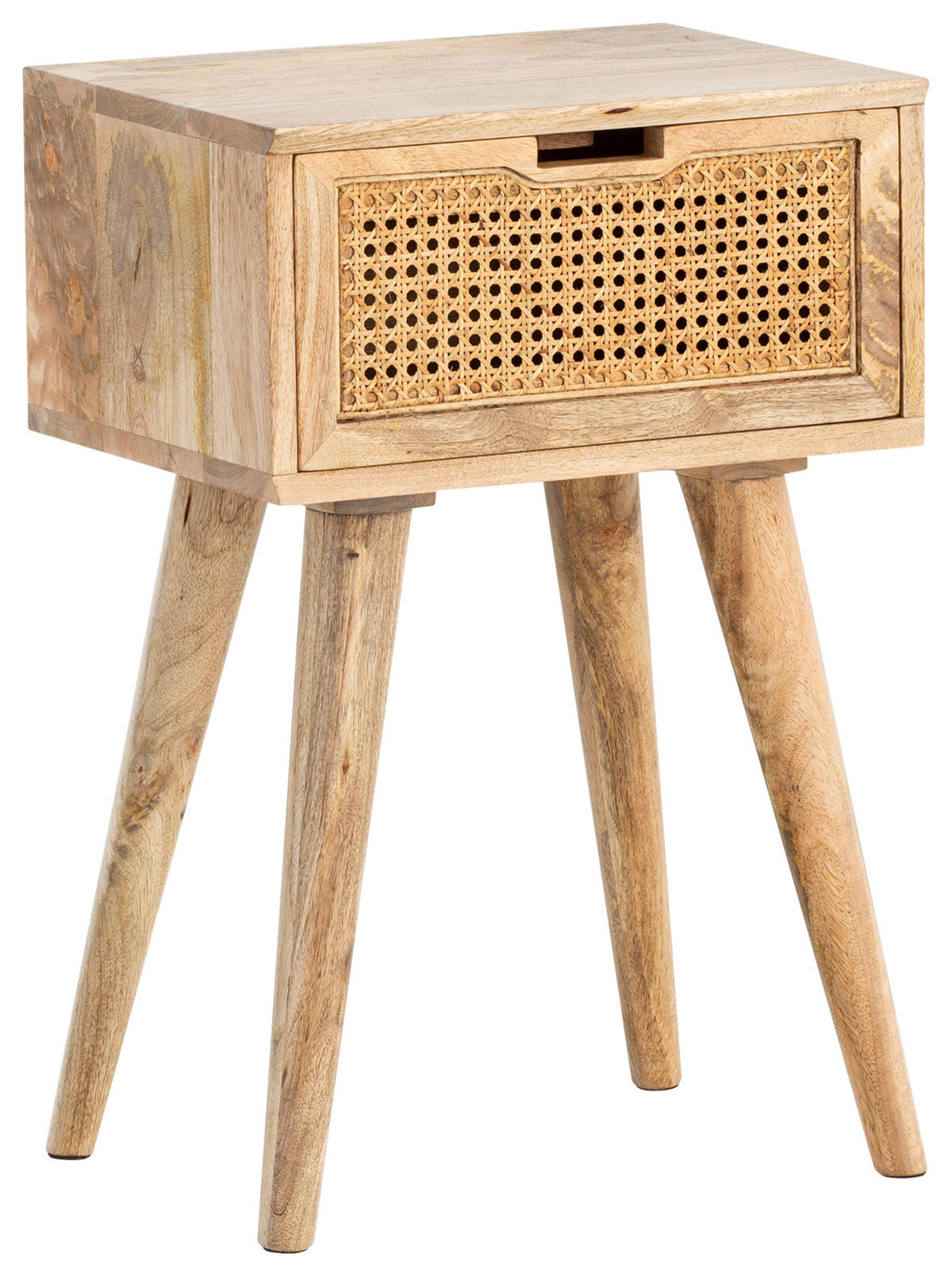 NOČNÝ STOLÍK, mangové drevo, prírodná farba, 40/60/30 cm - hnedá/prírodná farba, Lifestyle, drevo (40/60/30cm) - MID.YOU