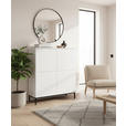 HIGHBOARD  100/122/35 cm  - Schwarz/Weiß, Design, Holzwerkstoff/Metall (100/122/35cm) - Hom`in