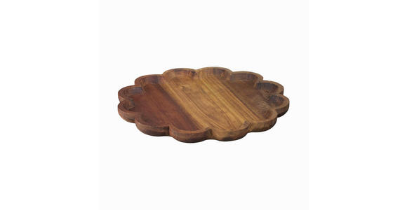 DEKOTABLETT 24/2 cm    - Ecru, Design, Holz (24/2cm) - Ambia Home