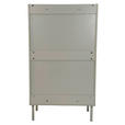 HIGHBOARD SNOW  in 70/121,6/40 cm  - Eichefarben/Goldfarben, Design, Holzwerkstoff/Metall (70/121,6/40cm) - Xora