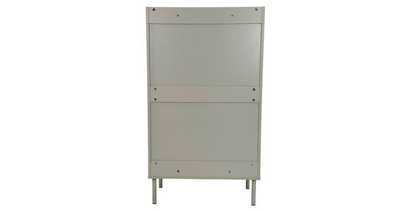 HIGHBOARD SNOW in 70/121,6/40 cm - Eichefarben/Goldfarben, Design, Holzwerkstoff/Metall (70/121,6/40cm) - Xora