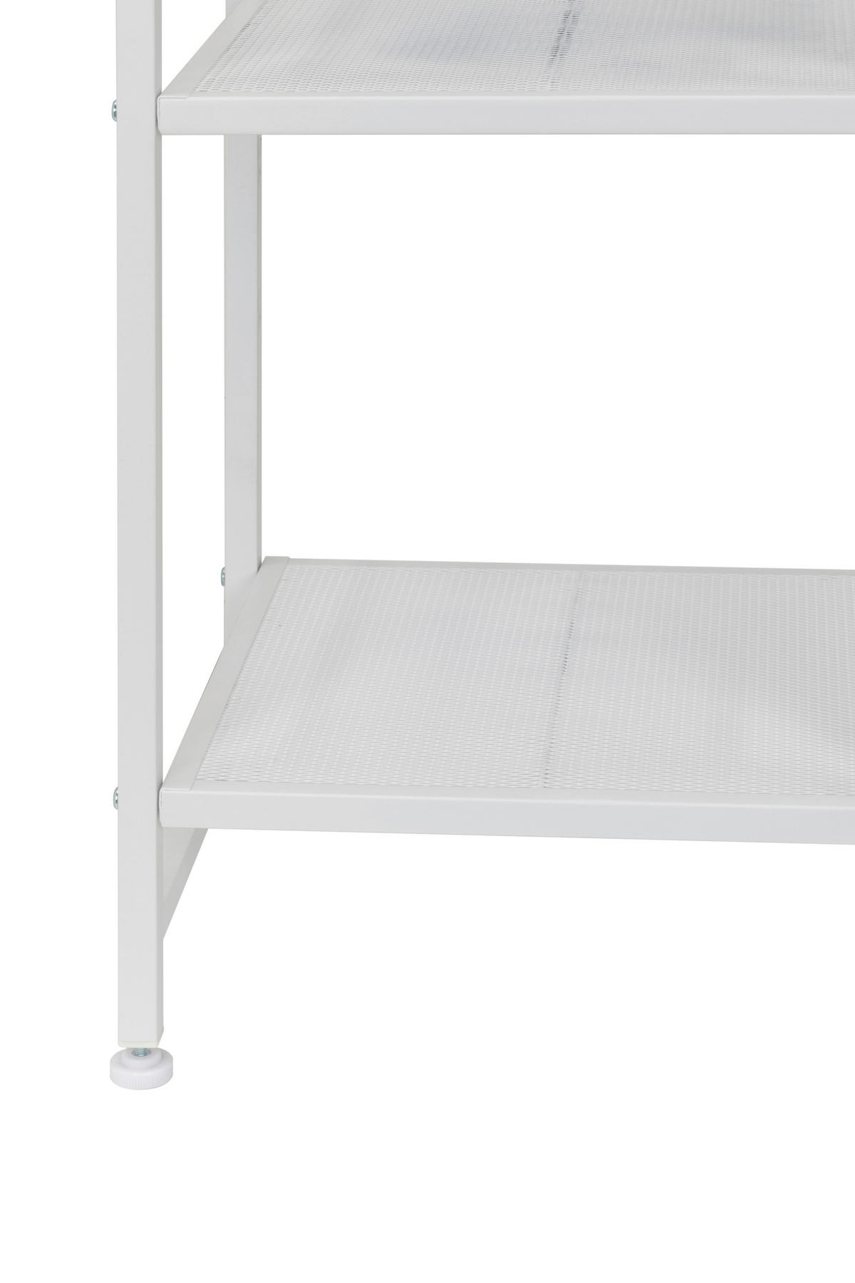GARDEROBENSTÄNDER in Weiß 100/165/36 cm   - Weiß, MODERN, Metall (100/165/36cm) - PBJ