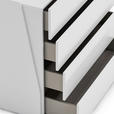 KOMMODE  in 100,2/88,6/44,3 cm  - Schwarz/Weiß, Design, Holzwerkstoff/Kunststoff (100,2/88,6/44,3cm) - Novel