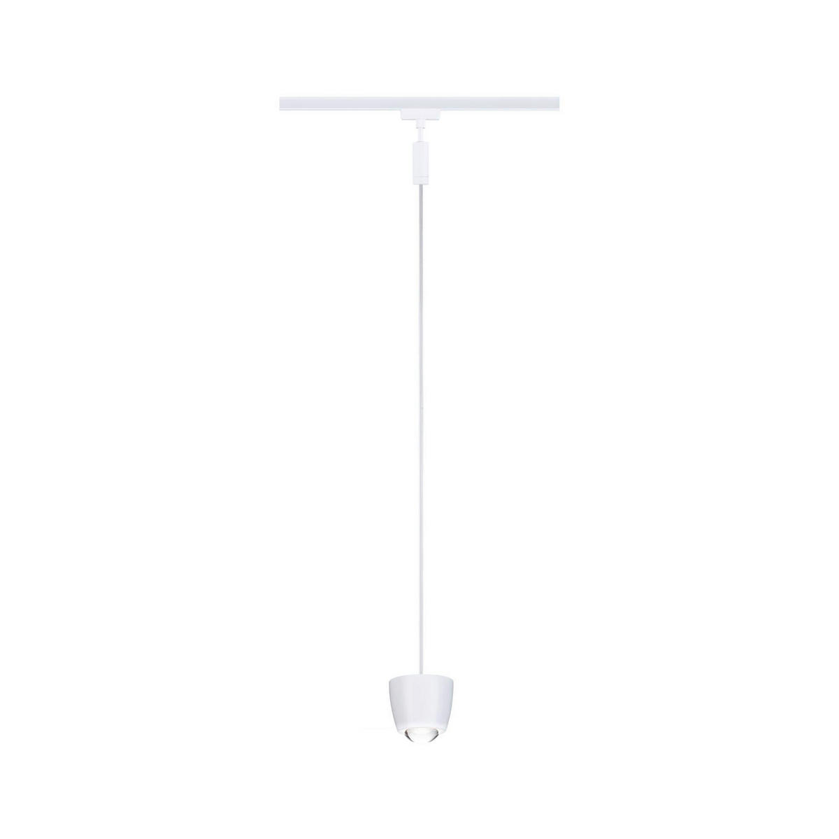 SCHIENENSYSTEM-HÄNGELEUCHTE URail Tyros 10,0/10,3 cm   - Weiß, Basics, Kunststoff (10,0/10,3cm) - Paulmann