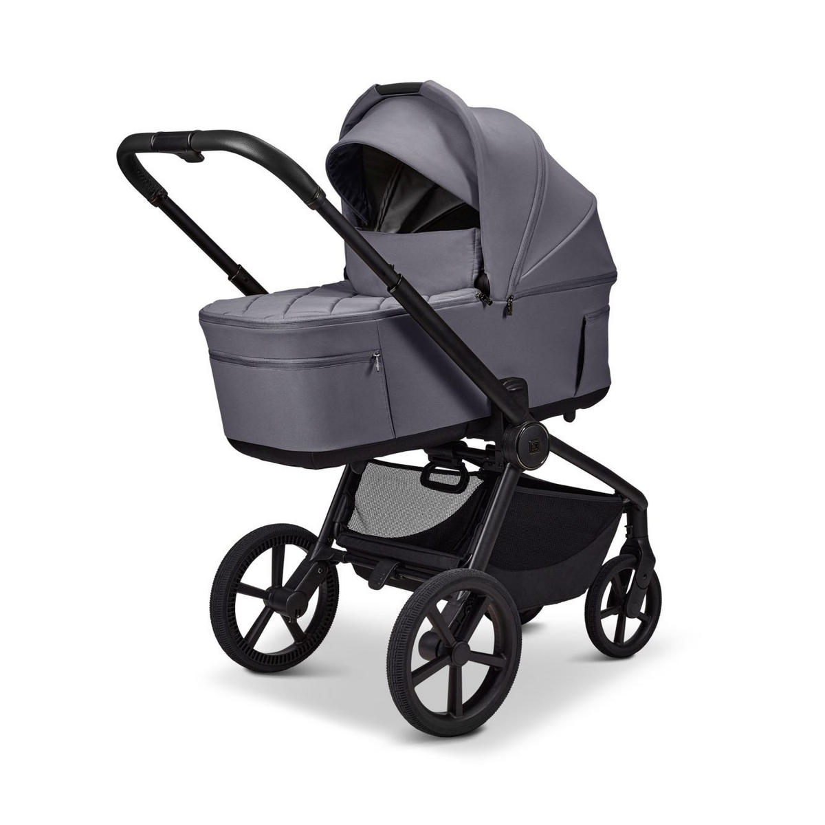 KOMBIKINDERWAGEN  Resea Fold   - Hellgrau/Braun, LIFESTYLE, Textil/Metall (116/57/94cm) - Moon