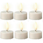TEELICHT MIT LED  - Creme, Basics, Kunststoff (3,8/4,7cm) - Ambia Home
