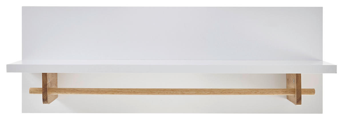 GARDEROBENPANEEL  in 97/35/32 cm  - Eichefarben/Weiß, Design, Holz/Holzwerkstoff (97/35/32cm)